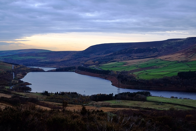 Longdendale reservoirs from the Wildboar Clough path