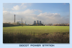 Didcot Power Station - photographed from a train - 19.11.2014