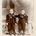 Twin Boys with Bows, Reading, Pa., 1890s