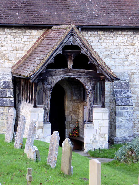 Church of St Laurence, Seale - South porch