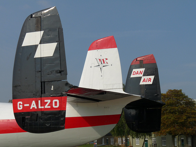 Tail of Airspeed AS57 Ambassador 2 (Dan-Air)G-ALZO