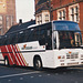 KMP Llanberis (Wales) 7 CCH (in Bus Éireann livery) close to Victoria Coach Station, London - 29 Nov 1997