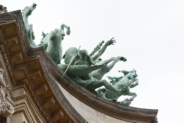 statue chevaux, entrée Grand Palais