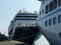 Cruise Ships Meet at La Coruña - 26 September 2014