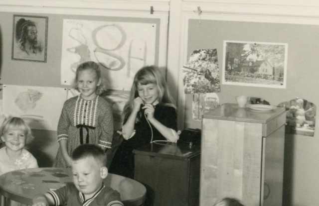 Telephone and Table, Kindergarten Class, Baltimore, Md., 1965-66