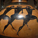 Detail of the Terracotta Panathenaic Amphora Signed by Nikias in the Metropolitan Museum of Art, September 2010