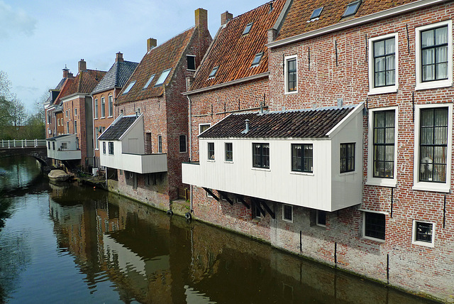Nederland - Appingedam, hanging kitchens