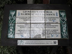 G F Watts's Memorial