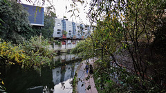 futuristic flats, regent's canal, camden, london