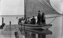 4495. Off for a sail on the Laurel, Ninette
