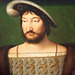 Detail of the Portrait of Francis I King of France by Joos van Cleve in the Philadelphia Museum of Art, January 2012