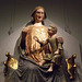 Detail of an Enthroned Virgin and Child in the Metropolitan Museum of Art, April 2011