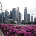 La skyline de Singapour depuis Esplanade.