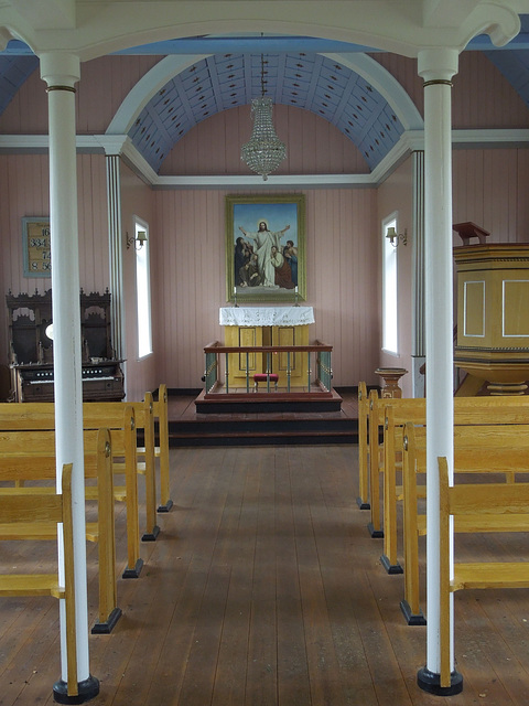 interior, church at Reyholt