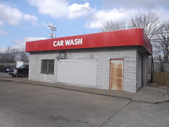Car wash & rusty door