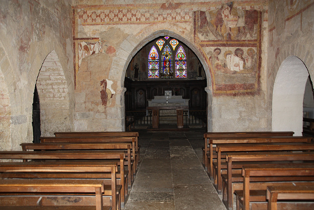 intérieur de la chapelle de Nohant