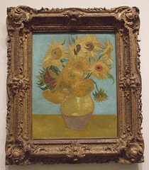 Sunflowers by Van Gogh in the Philadelphia Museum of Art, January 2012