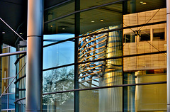 Reflections of University buildings