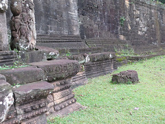 Angkor Thom : l'enceinte sud.