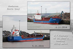 MV Frontera - Newhaven - 5 & 6.11.2014