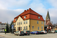 Neubukow, Rathaus und Stadtkirche