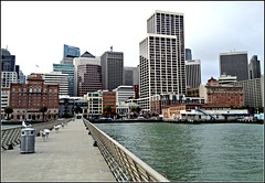 San Francisco view from the pier