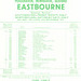 Yelloway and joint operators North West-Eastbourne holiday express timetable - Summer 1972