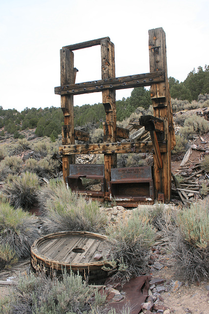 Stamp mill ruin
