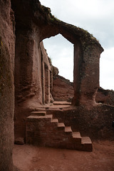 Ethiopia, Lalibela, At the Entrance to the Church of Bete Mekireriwos