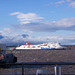 Stena line ferry in the River Mersey