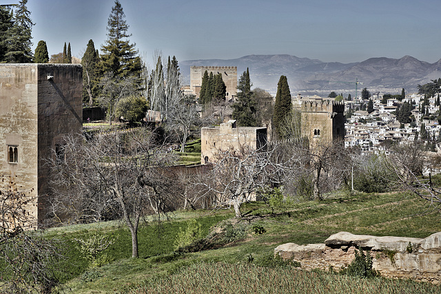 The Walls of the Alhambra – Teatro del Generalife, Granada, Andalucía, Spain