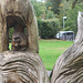 Diver statue at Lido Park, Droitwich, UK
