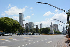 Buenos Aires, Avenue Libertador and Monumento de los Españoles