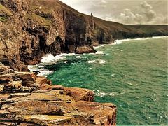 Cornish coast.