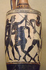 Detail of a Black-Figure Lekythos possibly with the Quarrel over Achilles' Armor in the Louvre, June 2013