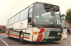 Applebys UVE 288  (H960 FFW) at Ferrybridge Services – 7 Sep 1996 (326-20)
