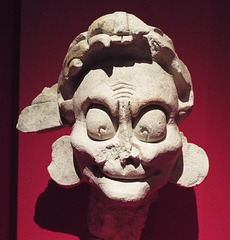 Maya Stucco Head of an Aged Being from Guatemala in the Metropolitan Museum of Art, December 2022