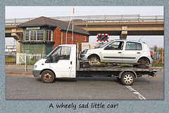 A wheely sad little car - Newhaven - 10.10.2015