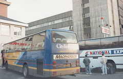 MacPherson Coaches (Scottish Citylink contractor) E346 EVH in Leeds - 19 Oct 1991