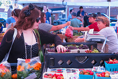 Farmer's market in Somerville, MA