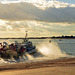 Hovercraft leaving Southsea, Portsmouth