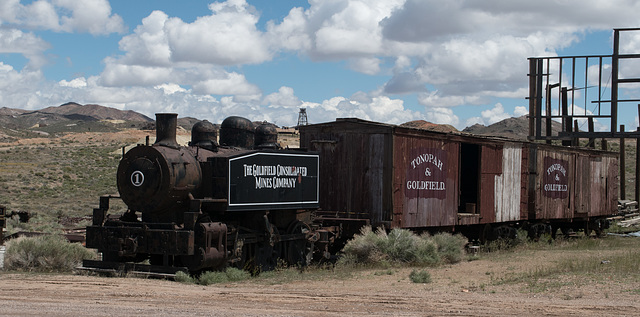 Goldfield, Bullfrog Goldfield Railroad Yard  (#1108)