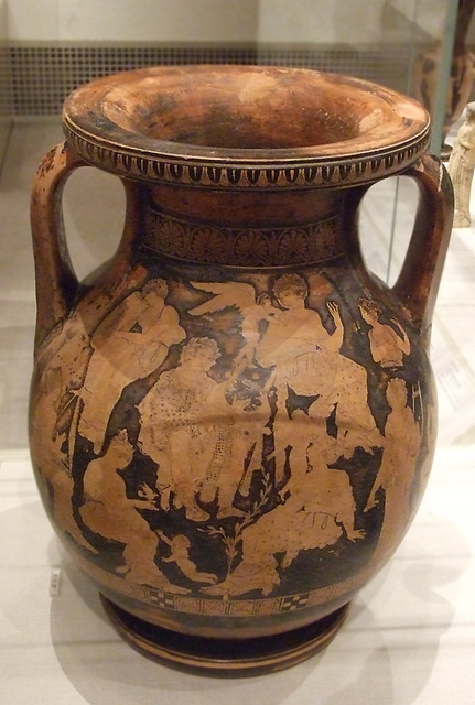 Terracotta Pelike Attributed to the Meidias Painter in the Metropolitan Museum of Art, February 2012