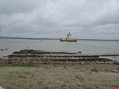 vue sur le Fort Louvois, le pont d'Oléron et l'Ile d'Oléron