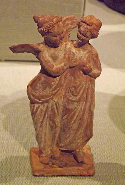 Terracotta Statuette of Eros and Psyche in the Metropolitan Museum of Art, February 2013