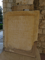 Musée archéologique de Split : CIL III, 14 777, 1