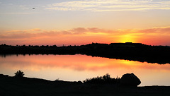 Castro Marim, Natural Reserve, Sun rising