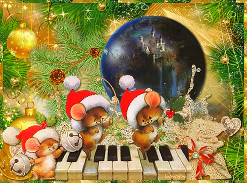 Noël arrive et les souris dansent...