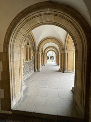 The corridors of Canterbury Cathedral