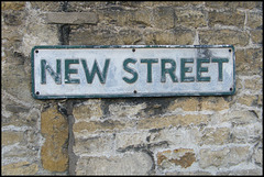 New Street sign